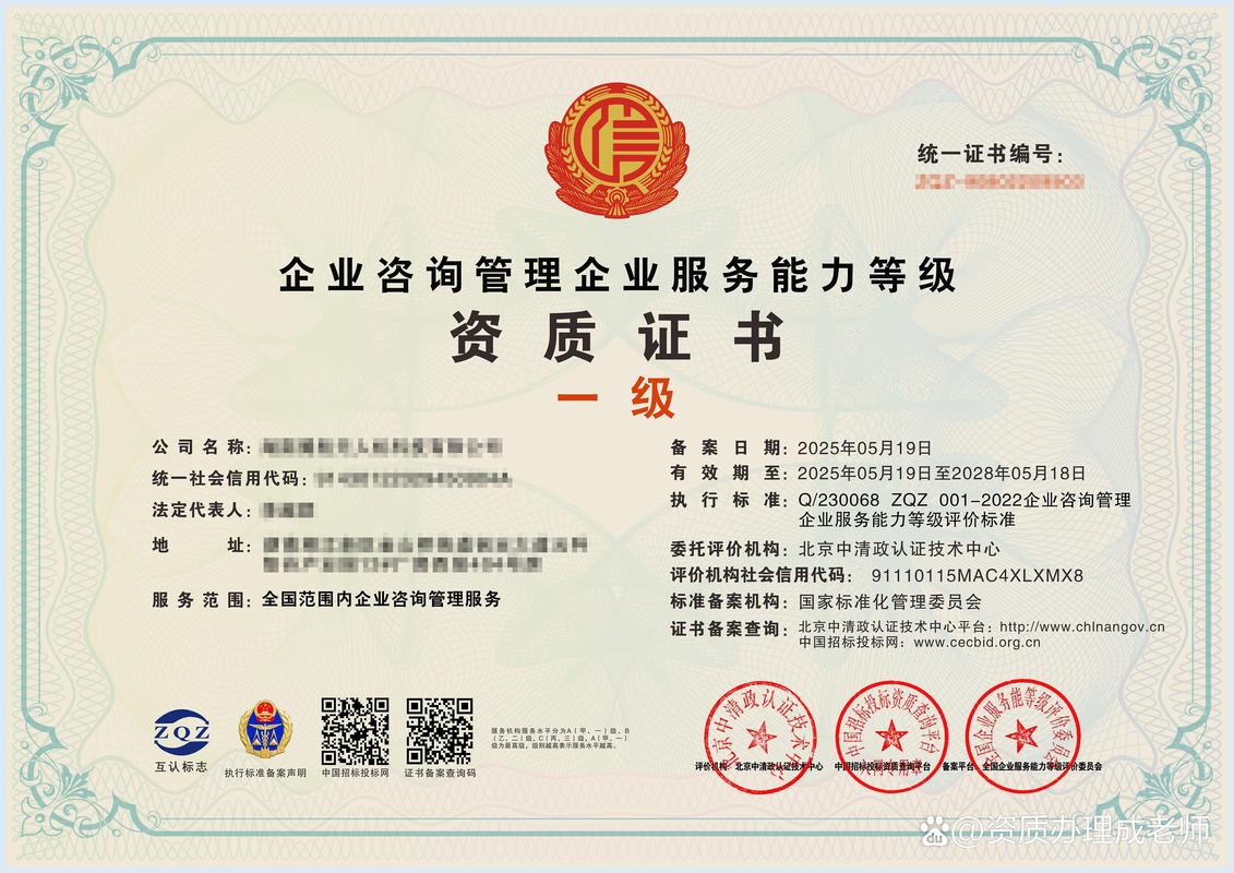 企业咨询管理服务企业资质证书 办理的意义与价值